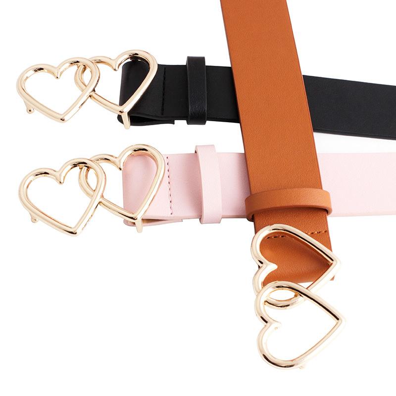 Hearts Design Buckle Belt - The Trendy Accessories Store