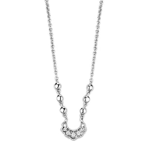 3W448 - Rhodium Brass Necklace