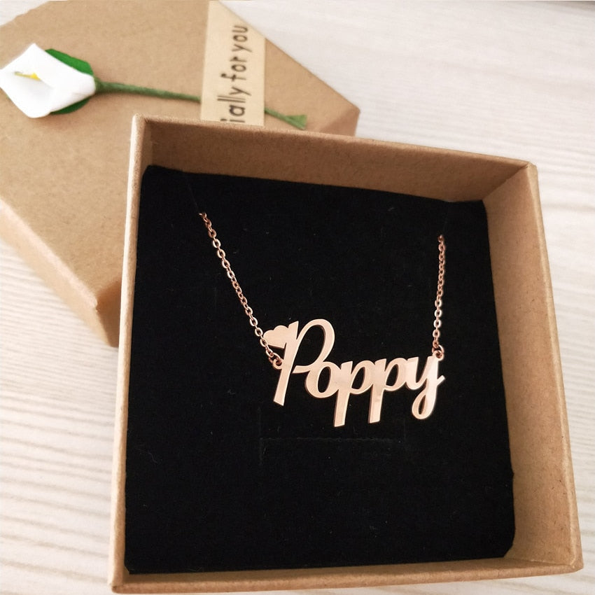 Custom Name Necklace Personalized Actual - The Trendy Accessories Store