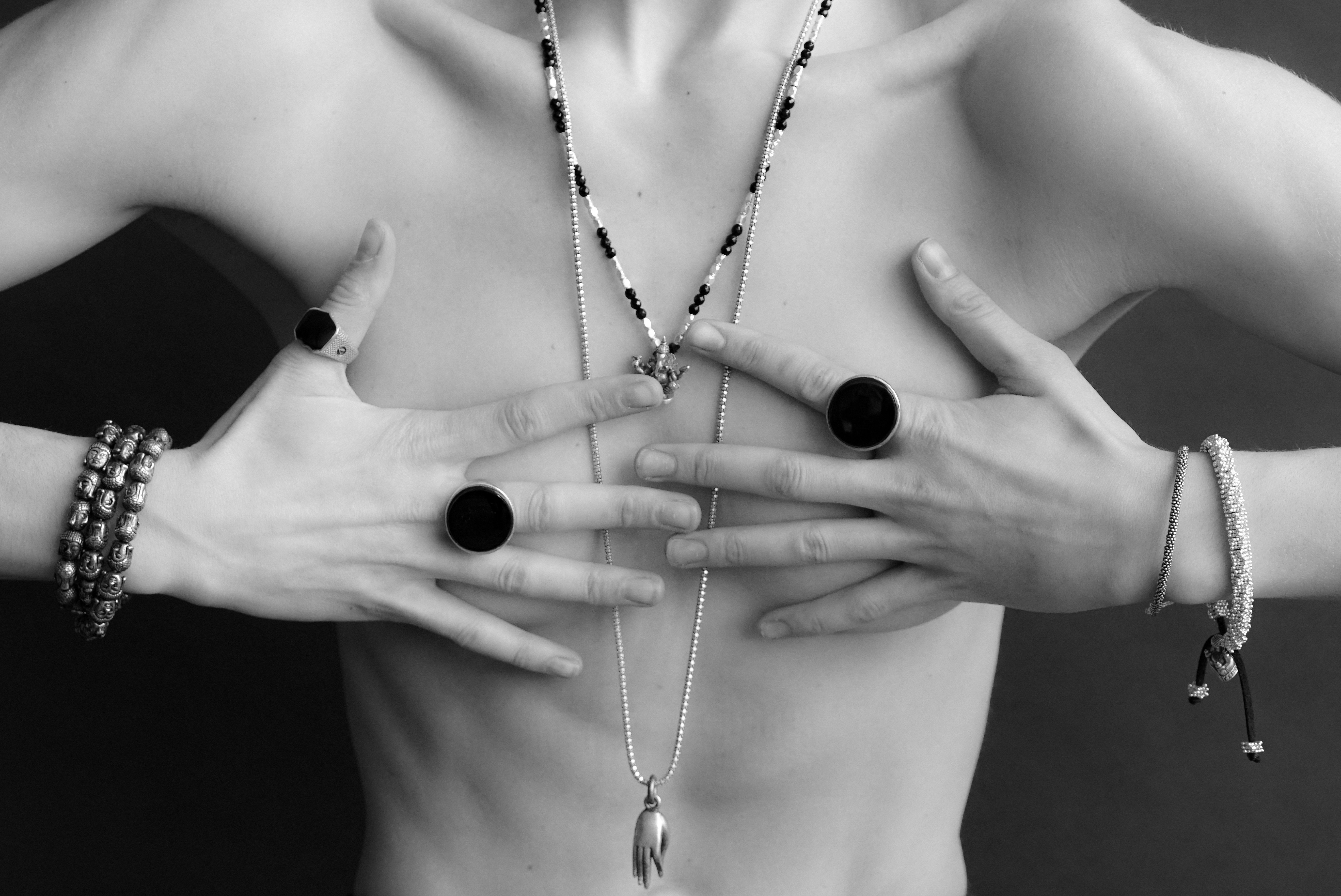 Black Onyx Silver Ring - The Trendy Accessories Store