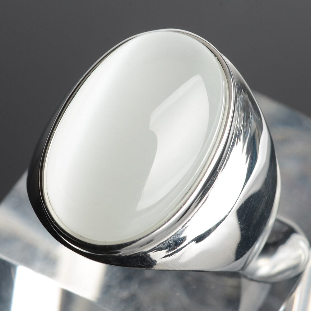 stainless steel Vintage Bohemia Gold Plated Oval Ring - The Trendy Accessories Store