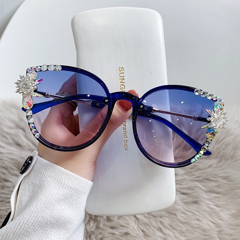 Luxury Fashion Round Sunglasses for Women