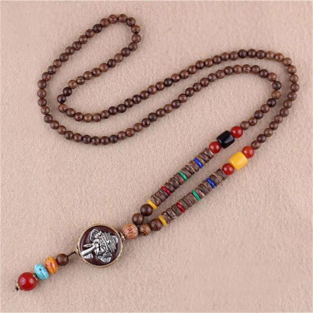 Handmade Vintage Beads Pendant & Necklace - The Trendy Accessories Store