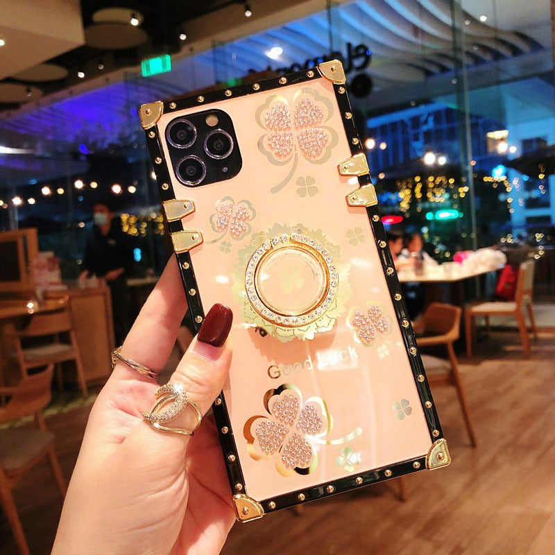 Lucky Flowers Soft iPhone Case - The Trendy Accessories Store