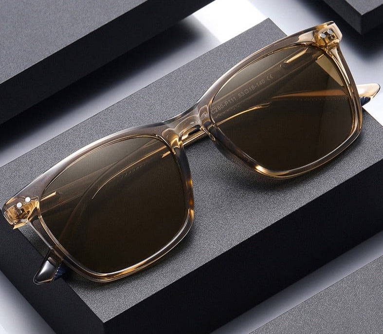 Unisex Square Vintage Sunglasses