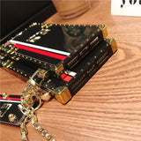 High Fashion Inspired Glossy Red Black iPhone and Samsung Phone Case - The Trendy Accessories Store