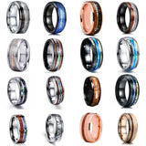 Various Styles Luxury Men’s Band Rings - The Trendy Accessories Store