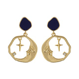 Vintage Drop Earring Inspired by Star Moon - The Trendy Accessories Store