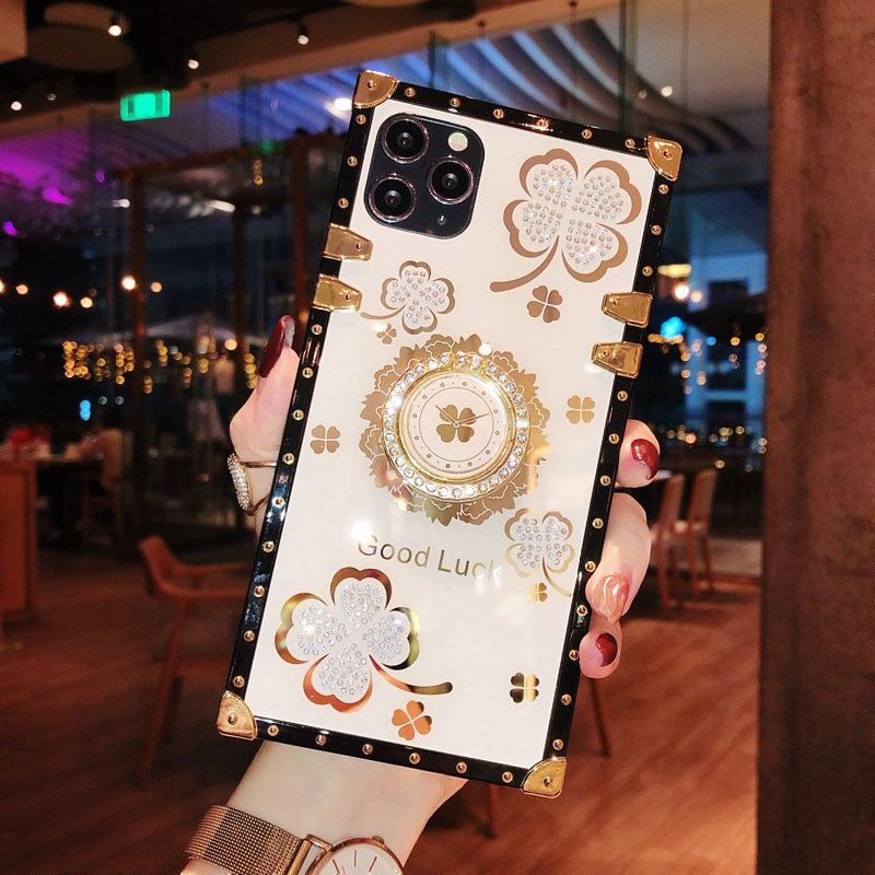Lucky Flowers Soft iPhone Case - The Trendy Accessories Store