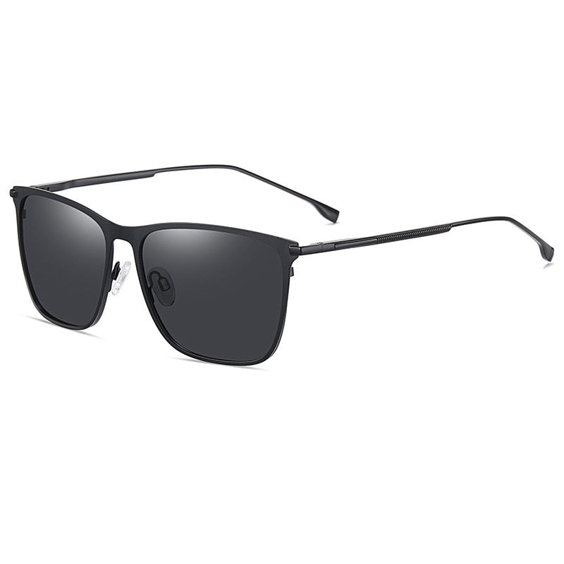Square Ultra Simple Polarized Sunglasses For Men