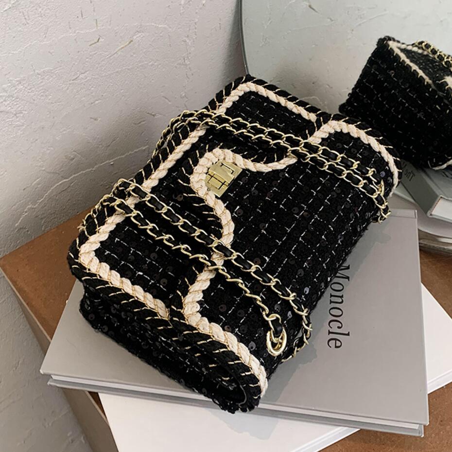 Sequins Crossbody bag Designer Bag - The Trendy Accessories Store