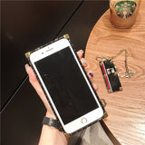 High Fashion Inspired Glossy Red Black iPhone and Samsung Phone Case - The Trendy Accessories Store