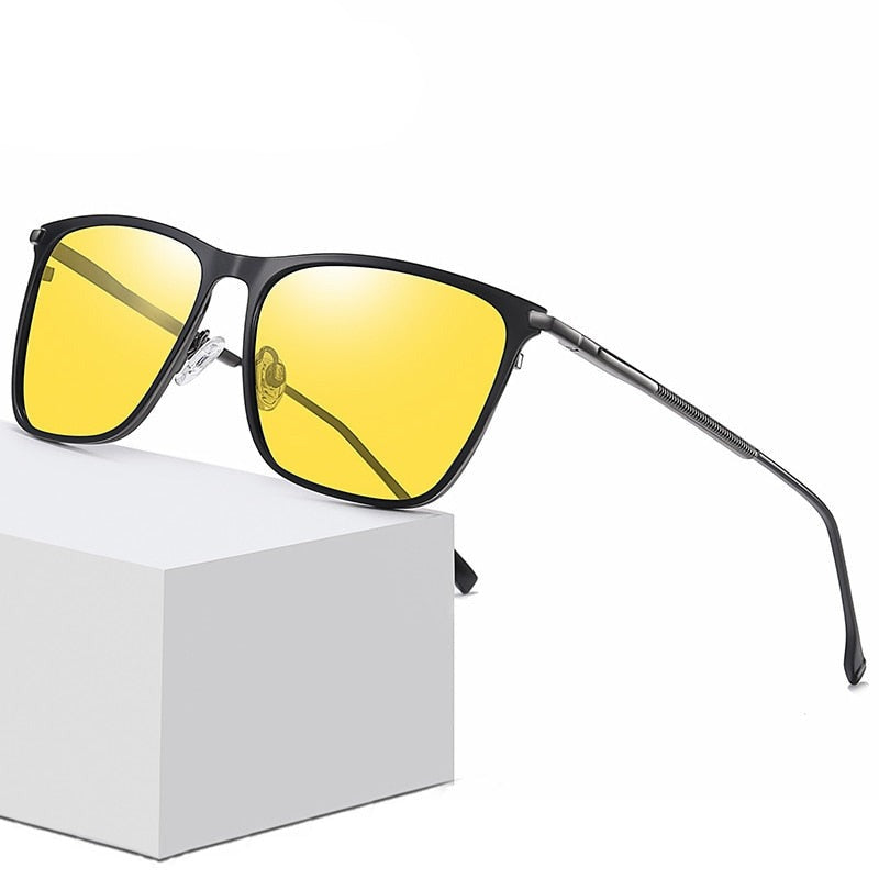 Square Ultra Simple Polarized Sunglasses For Men