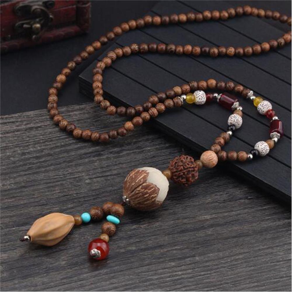 Handmade Vintage Beads Pendant & Necklace - The Trendy Accessories Store