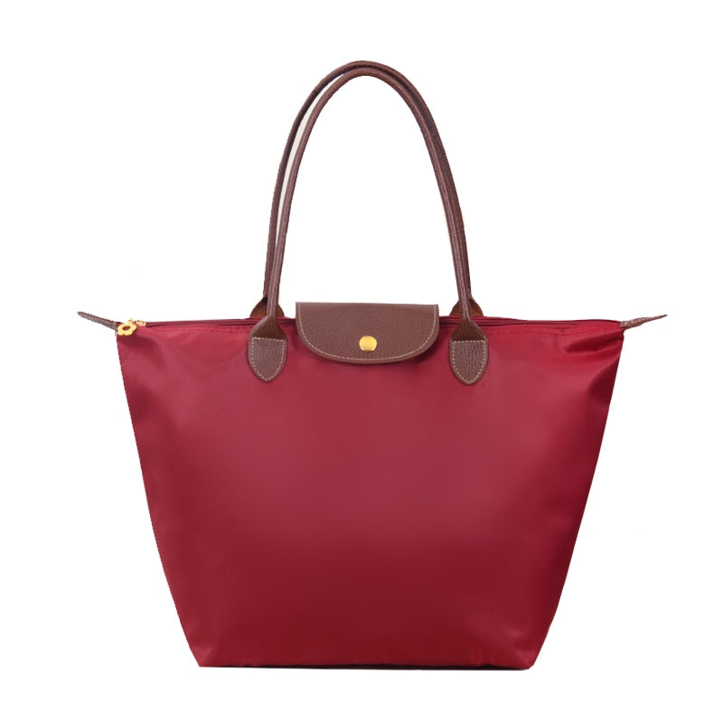 Nylon Tote Fashion Handbag - The Trendy Accessories Store