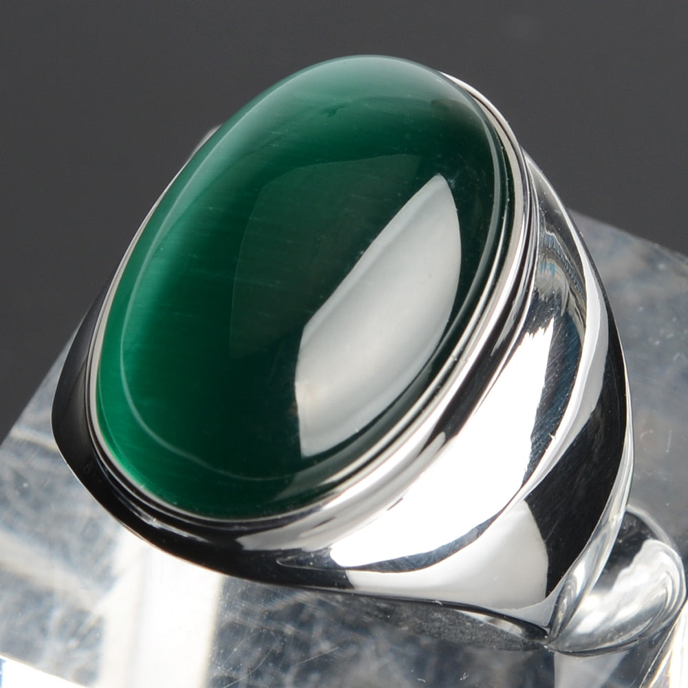 stainless steel Vintage Bohemia Gold Plated Oval Ring - The Trendy Accessories Store