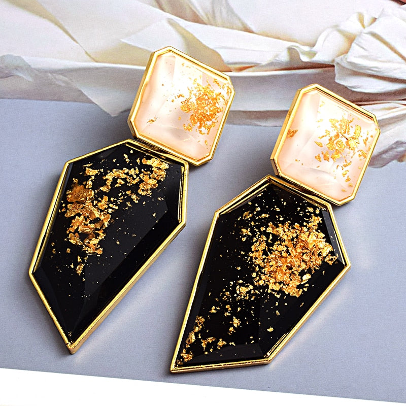 Clear And Pure Resin Elegant Drop Earrings - The Trendy Accessories Store