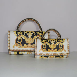 Luxury Flowered Themen vintage handbag
