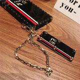 High Fashion Inspired Glossy Red Black iPhone and Samsung Phone Case - The Trendy Accessories Store