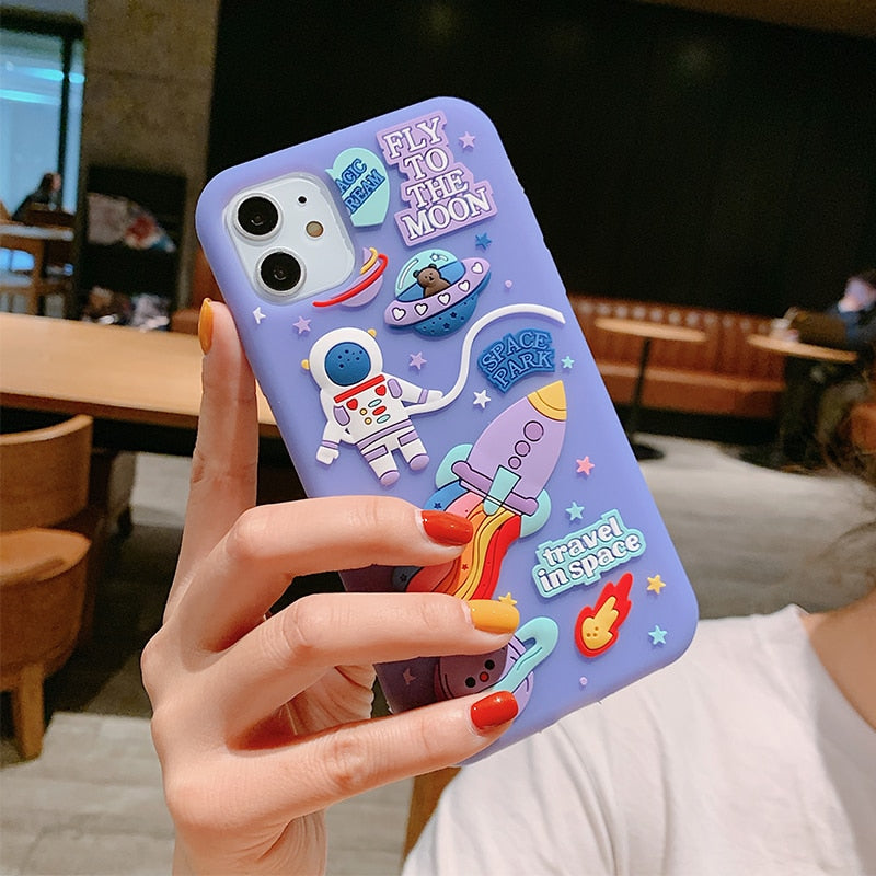 3D Astronaut Inspired Iphone Case - The Trendy Accessories Store