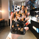 3D Luxury Gold and Blue Silicone iPhone Case - The Trendy Accessories Store