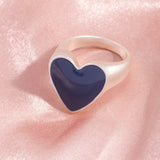 Various Heart Shape and Colorful Rings