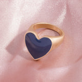 Various Heart Shape and Colorful Rings