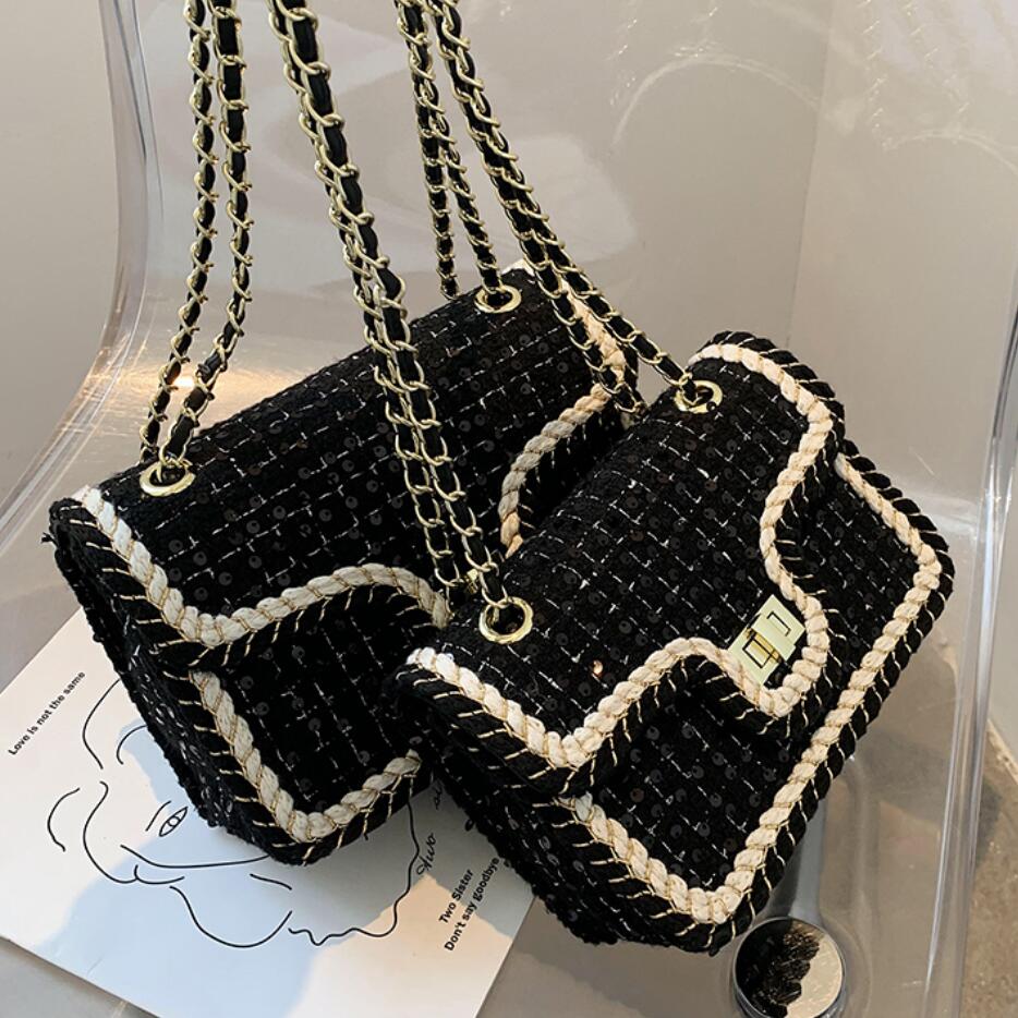 Sequins Crossbody bag Designer Bag - The Trendy Accessories Store
