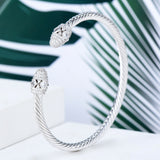 Trendy & Beautiful Diva Bangle Bracelet With Crystal