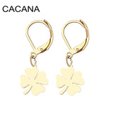 Clover Chic style Gold Platted Earrings - The Trendy Accessories Store