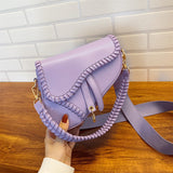 Luxury Messenger Crossbody Ladies Hand Bags Pu Pillow Classic Handbag for Women Light Luxury Fashion Single Shoulder Messenger Crossbody Bag