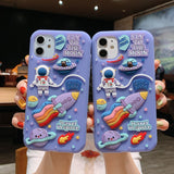 3D Astronaut Inspired Iphone Case - The Trendy Accessories Store