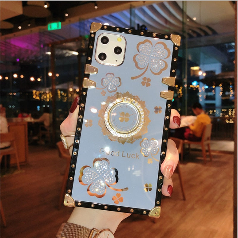 Lucky Flowers Soft iPhone Case - The Trendy Accessories Store