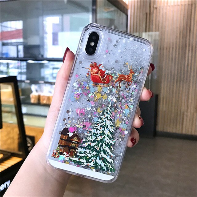 3D Quicksand Liquid Phone Case - The Trendy Accessories Store