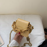 Leather Elegant Mini Tote Shoulder Metc Bag