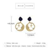 Vintage Drop Earring Inspired by Star Moon - The Trendy Accessories Store