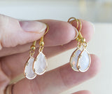 Gold Plated Faceted Birthday Earrings, - The Trendy Accessories Store