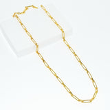 Elongated Link Long Necklace - The Trendy Accessories Store