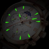 Luxury Clock Casual Leather Watches fOR Men's