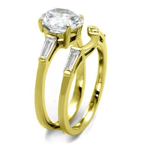 TK44701 IP Gold(Ion Plating) Stainless Steel Ring - The Trendy Accessories Store