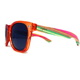 Juicy Fruit Multi-Colored Bamboo Polarized Sunglasses
