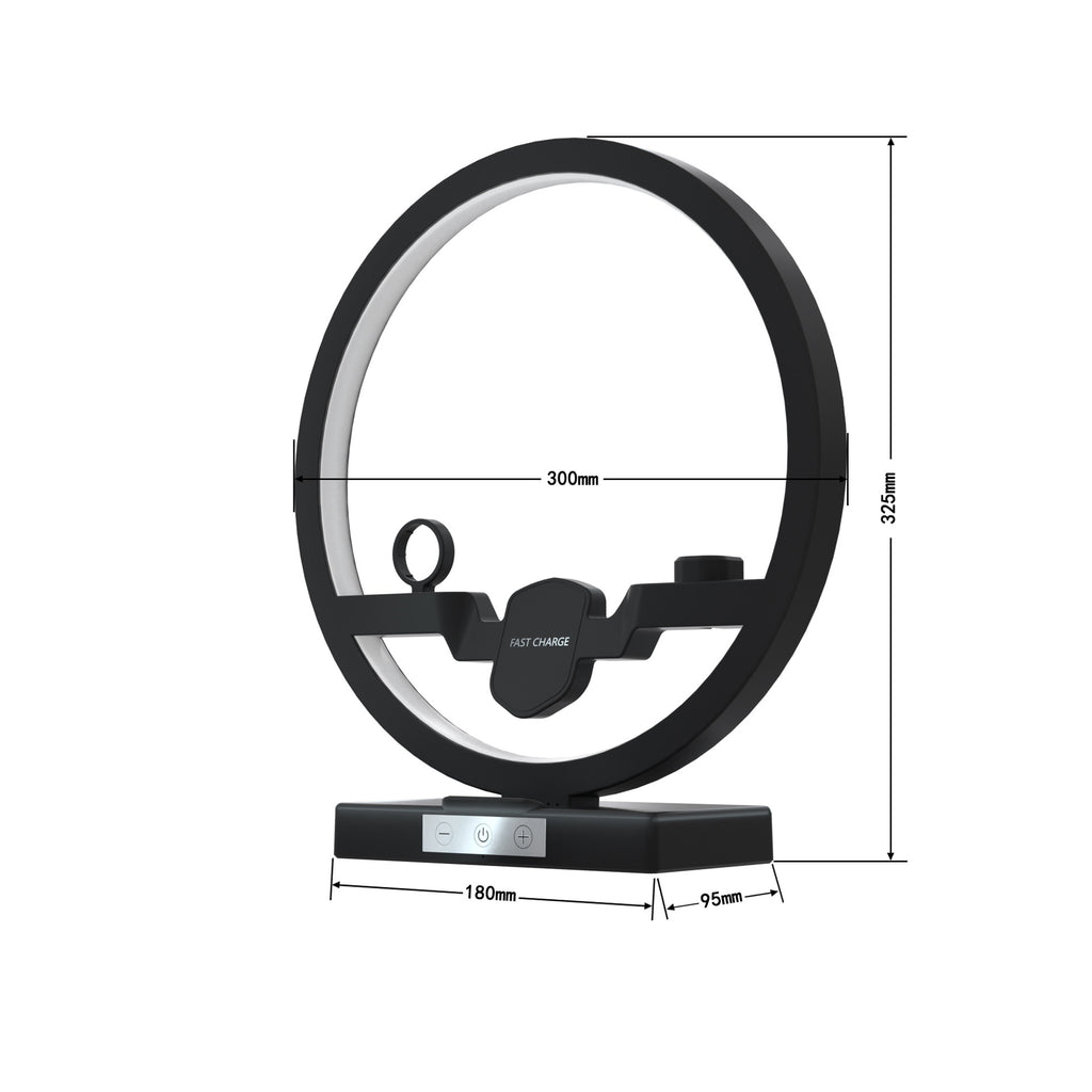Angel Wing Fast Wireless Charger With Power Adapter Dock