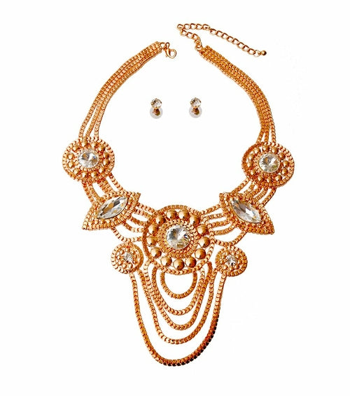 Egyptian Inspired necklaces Gold Plated - The Trendy Accessories Store