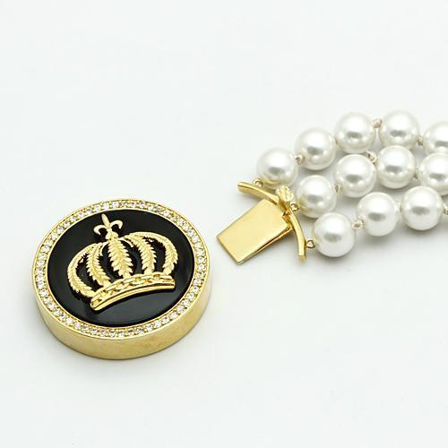 Precious Gold Brass Bracelet - The Trendy Accessories Store