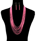 Colored Chain Necklace Set