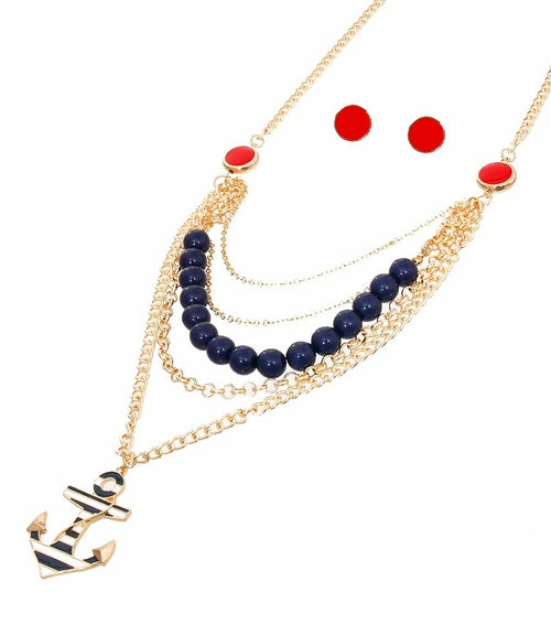Sea Theme Necklace Set - The Trendy Accessories Store