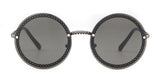 Vintage Round Sunglasses Women with Pearl Chain Accessory  Luxury - The Trendy Accessories Store