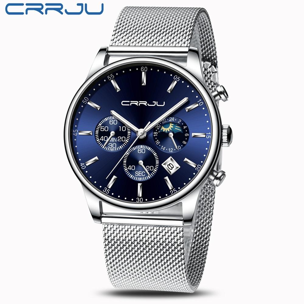 Top Luxury Men Multifunction Watches Waterproof Business Casual Quartz - The Trendy Accessories Store