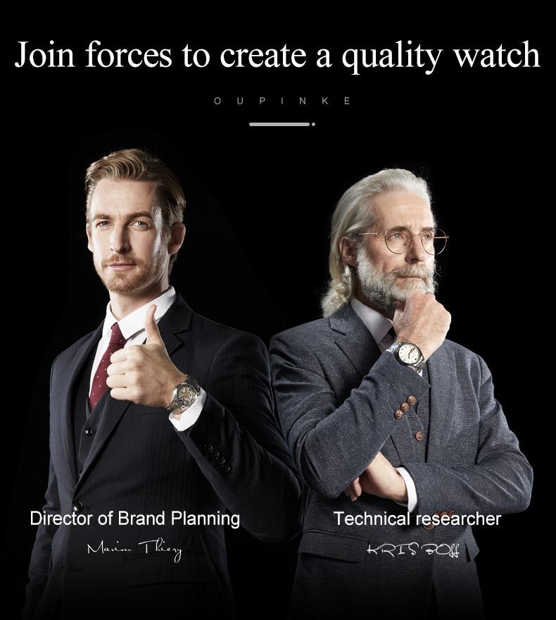 Luxury Automatic Sapphire Tungsten steel Green Watch - The Trendy Accessories Store