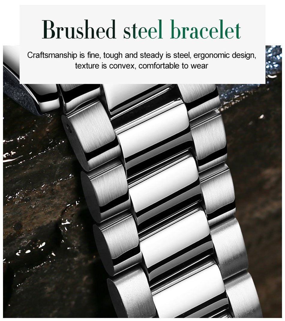 Mens Watches Top Brand Luxury Fashion Waterproof Luminous Hand Green - The Trendy Accessories Store